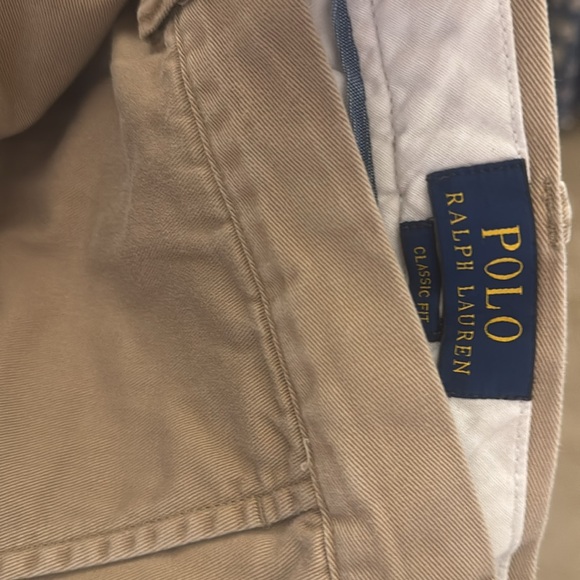Polo Ralph Lauren men’s chino’s tan size 38/32-Lightly Worn - Picture 2 of 5